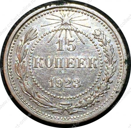 РСФСР 1923 г. • KM# 81 • 15 копеек • серебро • регулярный выпуск • XF