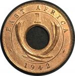 Британская Восточная Африка 1942 г. • KM# 29 • 1 цент • корона • регулярный выпуск • MS BU Люкс!!