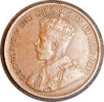 Канада 1916 г. • KM# 21 • 1 цент • Георг V • регулярный выпуск • XF