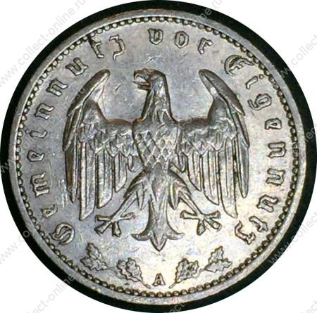 Германия 1934 г. A (Берлин) • KM# 78 • 10 рейхсмарка • орел • регулярный выпуск • BU- ( кат. - $15 )