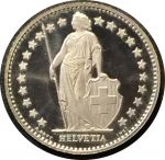 Швейцария 1980 г. • KM# 23a.1 • ½ франка • регулярный выпуск • MS BU пруф!