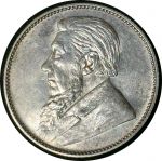 Южная Африка 1897 г. • KM# 5 • 1 шиллинг • (серебро) • регулярный выпуск • BU ( кат. - $100 )