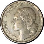 Франция 1952 г. • KM# 918.1 • 50 франков • петух • регулярный выпуск • XF-AU