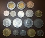 Италия 1952-1993 гг. • 1 - 500 лир • набор 17 монет(разные типы) • XF - MS BU