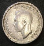 Великобритания 1941 г. • KM# 852 • 6 пенсов • Георг VI • регулярный выпуск • VF