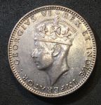Британская Восточная Африка 1943 г. I • KM# 27 • 50 центов • Георг VI • африканский лев • регулярный выпуск • BU- ( кат.- $30 )