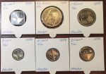 Аруба 1989 г. KM# 1-6 • 5 центов - 2 1/2 флорина • 6 монет • годовой набор • MS BU люкс! • пруф-лайк