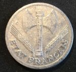 Франция 1944 г. C • KM# 902.2 • 1 франк (правительство Виши) • VF-XF