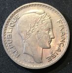 Франция 1949г. B KM# 909.2 • 10 франков (малая голова) • XF-XF+