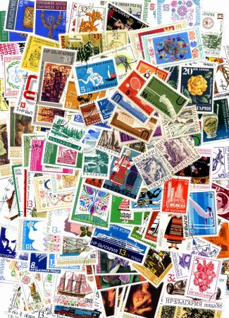 Болгария • вторая половина XX века • набор 150 разных старых марок • Used F-VF