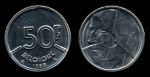 Бельгия 1987-93гг. KM# 168 / 50 франков / XF-AU