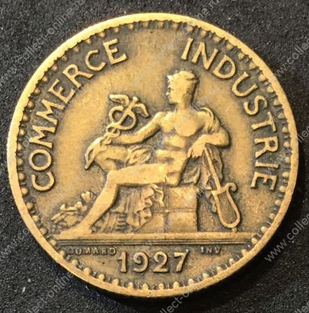 Франция 1927г. KM# 876 • 1 франк • F-VF