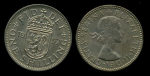 Великобритания 1957г. KM# 905 / 1 шиллинг / герб Шотландии / +/- XF / гербы