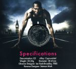Великобритания 2011 г. • KM# • 5 фунтов • Олимпиада 2012 в Лондоне • памятный выпуск • MS BU Люкс!!