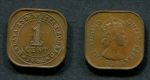 Малайя и Британское Борнео 1961 г. • KM# 5 • 1 цент • Елизавета II • регулярный выпуск • AU-UNC