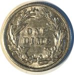 США 1914 г. • KM# 113 • дайм(10 центов) • "Барбер" • (серебро) • регулярный выпуск • AU+