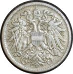 Австрия 1916 г. • KM# 2825 • 10 геллеров • регулярный выпуск(год-тип) • XF