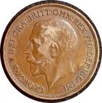 Великобритания 1916 г. • KM# 810 • 1 пенни • Георг V • регулярный выпуск • XF ( кат. - $25 )