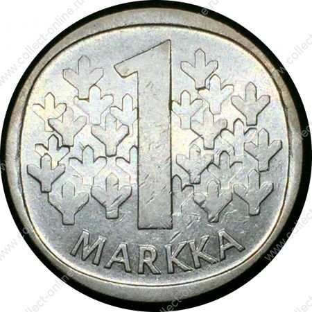 Финляндия 1964 г. S • KM# 49 • 1 марка • финский лев • серебро • регулярный выпуск(первый год) • BU