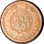 США 1894 г. • KM# 90a • 1 цент • "Индеец" • регулярный выпуск • VF