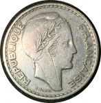 Алжир 1950 г. • KM# 93 • 100 франков • регулярный выпуск • XF- ( кат. - $10- )