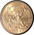 Франция 1984 г. • KM# 954 • 10 франков • Франсуа Рюд (200 лет со дня рождения) • памятный выпуск • MS BU Люкс!