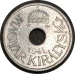 Венгрия 1941 г. KB • KM# 520 • 20 филлеров • регулярный выпуск • MS BU
