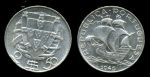 Португалия 1946 г. • KM# 580 • 2 ½ эскудо • каравелла Колумба • серебро • регулярный выпуск • BU ( кат. - $20 )