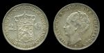 Нидерланды 1938 г. • KM# 165 • 2 ½ гульдена • королева Вильгельмина I • серебро • регулярный выпуск • AU+