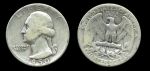 США 1950 г. • KM# 164 • квотер (25 центов) • (серебро) • Джордж Вашингтон • регулярный выпуск • VF-XF