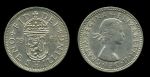 Великобритания 1961 г. • KM# 905 • 1 шиллинг • Елизавета II • герб Шотландии • регулярный выпуск • MS BU