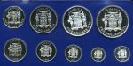 Ямайка 1978 г. • KM# PS16 • 1 c. - $10 • годовой набор • 9 монет • серебро - 80+ гр. • MS BU пруф! 
