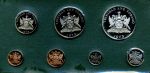 Тринидад и Тобаго 1973 г. KM# 29-15 • 1 c. - 5 долларов • годовой набор • 7 монет • серебро 925 - 29.7 гр. • регулярный выпуск • MS BU пруф!!