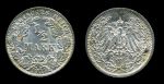 Германия 1911 г. A(Берлин) • KM# 17 • ½ марки • Имперский орел • регулярный выпуск • MS BU ( кат. - $80 )