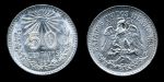 Мексика 1944 г. • KM# 447 • 50 сентаво • серебро • регулярный выпуск • MS BU