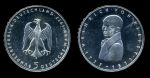 ФРГ 1977G KM# 146 / 5 МАРОК СЕРЕБРО PROOF / ГЕРБЫ