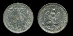 Мексика 1937 г. • KM# 447 • 50 сентаво • мексиканский орёл • серебро • регулярный выпуск • XF+