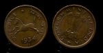 Индия 1952-1955 г. • KM# 1.4 • 1 пайса • жеребец • львиная капитель • регулярный выпуск • MS BU ( кат. - $5-$10 )