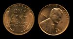 США 1955 г. S • KM# A132 • 1 цент • Авраам Линкольн • регулярный выпуск • MS BU GEM 