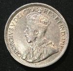 Канада 1919 г. • KM# 23 • 10 центов • Георг V • серебро • регулярный выпуск • XF