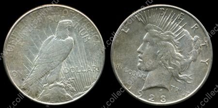 США 1923 г. S • KM# 110 • 1 доллар ("Доллар мира") • серебро • регулярный выпуск • BU-