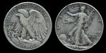 США 1939г. D KM# 142 / 1/2 ДОЛЛАРА / "СВОБОДА" / СЕРЕБРО / VF