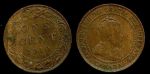 Канада 1910 г. • KM# 8 • 1 цент • Эдуард VII • регулярный выпуск • XF-AU