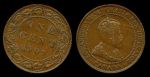 Канада 1909 г. • KM# 8 • 1 цент • Эдуард VII • регулярный выпуск • XF-AU