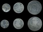 Боливия XIX век • ½,1 и 2 реала • Карл III • серебро • регулярный выпуск