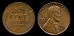 США 1955 г. D • KM# A132 • 1 цент • Авраам Линкольн • регулярный выпуск • UNC RED