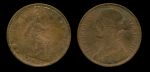 Великобритания 1865 г. • KM# 749.2 • 1 пенни • королева Виктория • регулярный выпуск • VF- ( кат. - $40- )