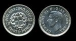 Великобритания 1942 г. • KM# 848 • 3 пенса • Георг VI • регулярный выпуск • MS BU Люкс!! ( кат. - $60+ )