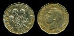 Великобритания 1949 г. • KM# 873 • 3 пенса • Георг VI • армерия • регулярный выпуск • VF+ ( кат. - $30+ ) ®