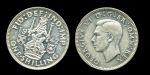 Великобритания 1942 г. • KM# 853 • 1 шиллинг • Георг VI • британский лев • регулярный выпуск • XF+